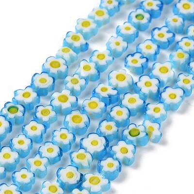 Handmade Millefiori Glass Bead Strands