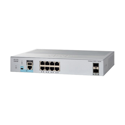 Cisco WS-C2960L-SM-8TS | Catalyst 2960-L Series 2960L-SM-8T 8 x RJ-45 Ports PoE+ 10/100/1000Base-T + 2 x SFP Ports Layer 2 Ma...