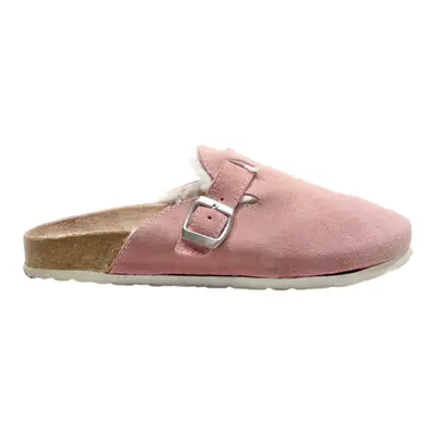 WALK X Clog Shoes Pink Leather Womens UK 6