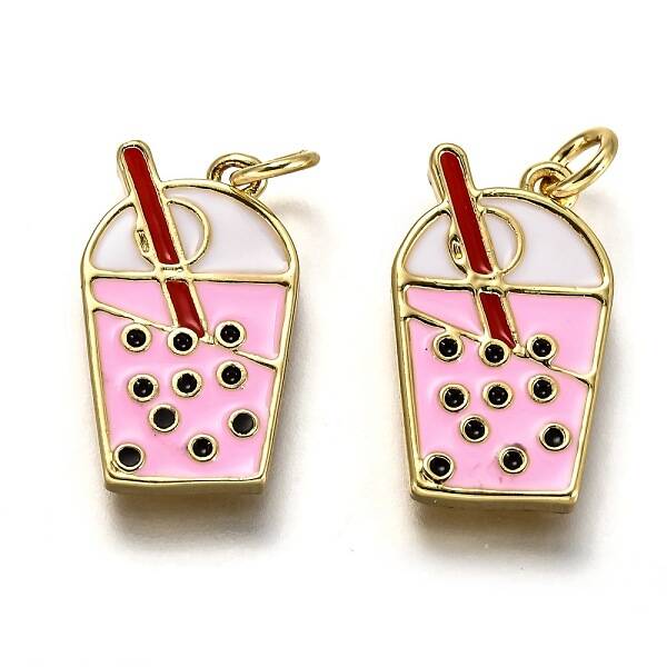 Brass Enamel Pendants