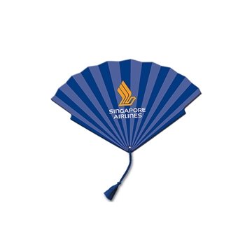 250 Custom Oriental Hand Fan Without A Stick - UV Coated