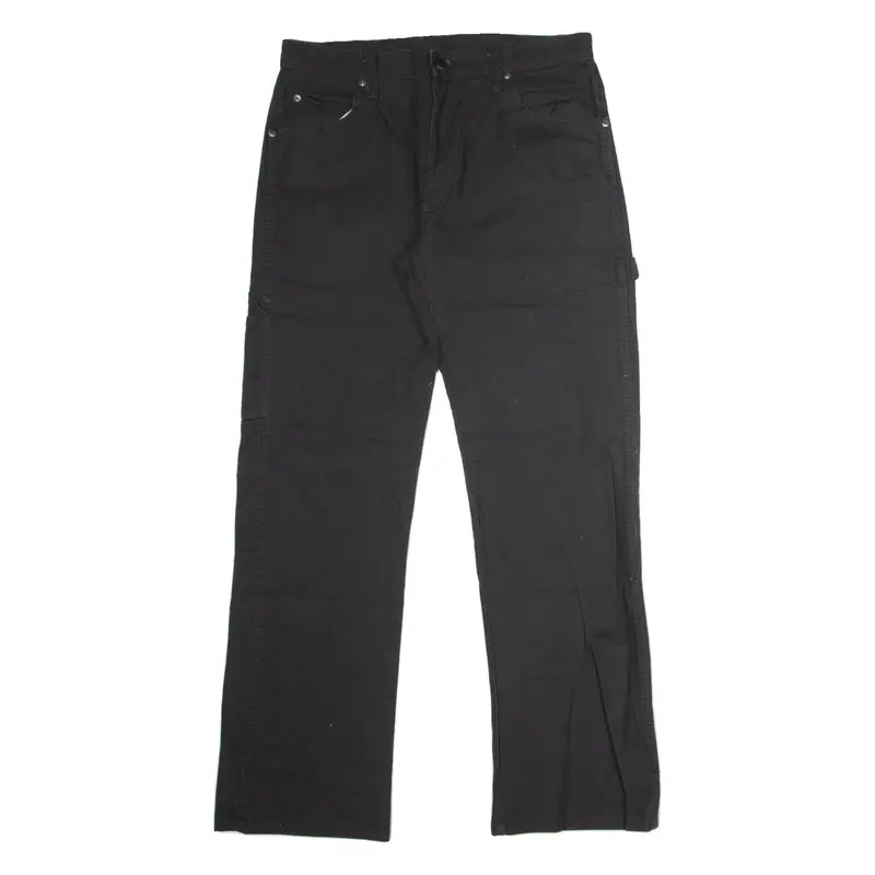 DICKIES Workwear Carpenter Mens Trousers Black Regular Straight W33 L32