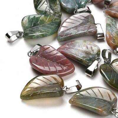 Natural Indian Agate Pendants