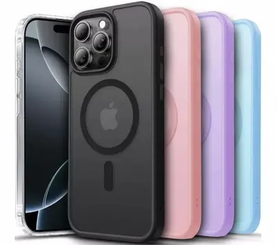 Defender MagSafe Magnetic Phone Case Cover For Apple iPhone 17 / 16 / 15 / 14 / 13 / 12 / Plus / Pro / Pro Max / Matte Shockp...