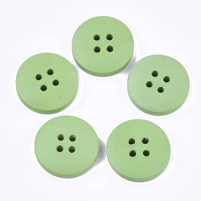 Painted Wooden Buttons