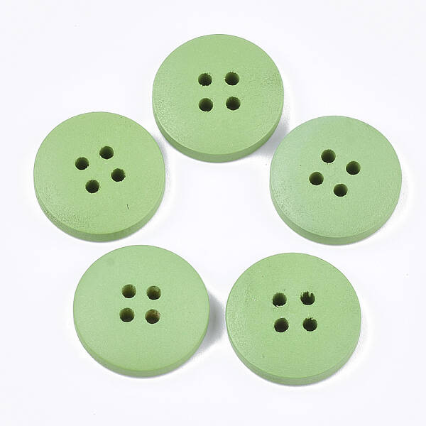 Painted Wooden Buttons
