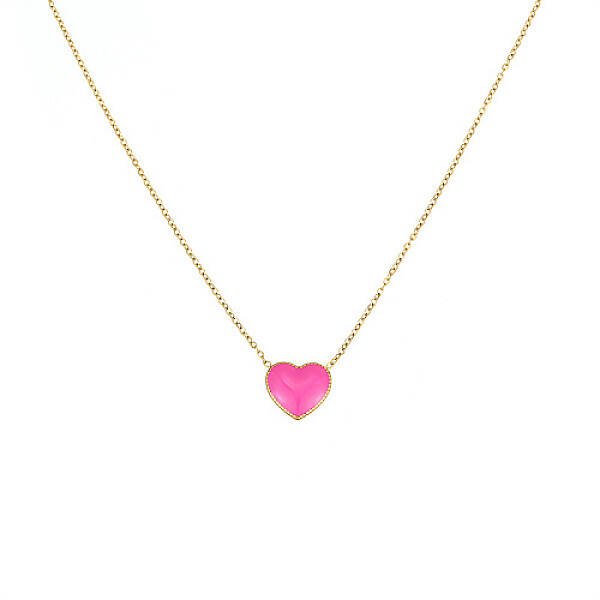 Stainless Steel Heart Pendant Necklaces