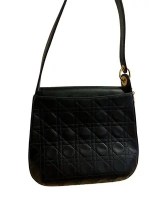Pre-owned Dior Leather Shoulder Bags Cannage