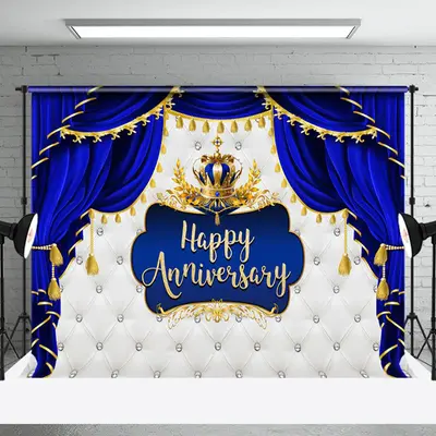 Aperturee Gold Anniversary Celebration Glamorous Backdrop