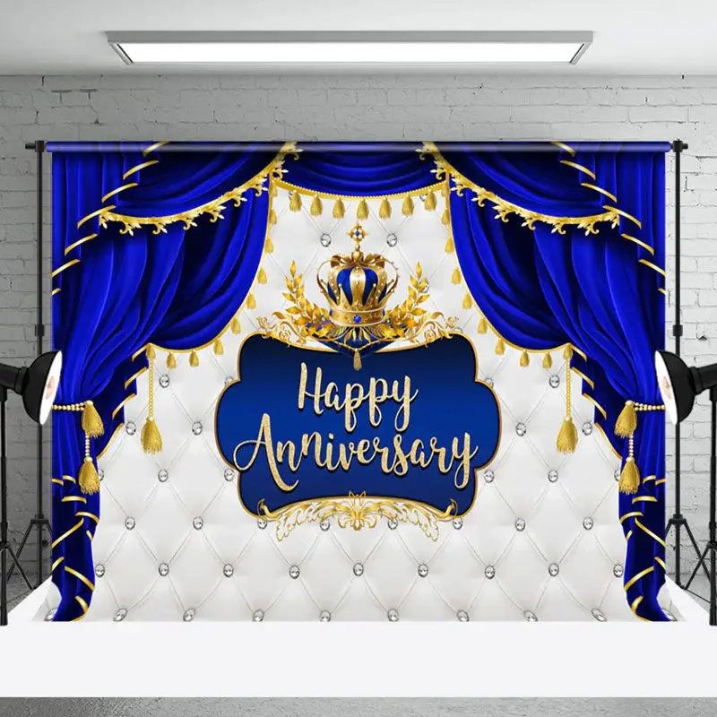Aperturee Gold Anniversary Celebration Glamorous Backdrop