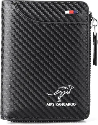 Slim Wallets for Men - Leather Money Clip Mens Wallet - RFID Blocking Front Pocket Bifold Wallet - Thin Credit Card Holder wi...