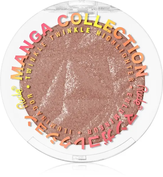 Rude Cosmetics Manga Collection Twinkle Twinkle Compact Powder Highlighter Color Sawa-Chan's Heart 4 g