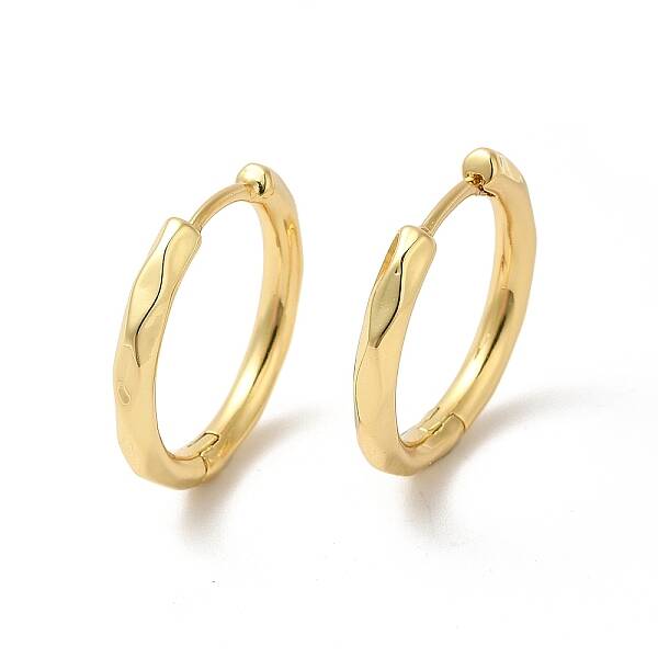 Rack Plating Brass Hinged Hoop Earrings for Women