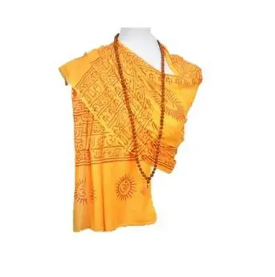 OM Bhakti Prayer Shawl | Color: YELLOW
