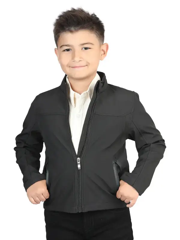 Centenario Kids Black Poly Jacket