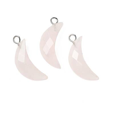 Natural Rose Quartz Pendants