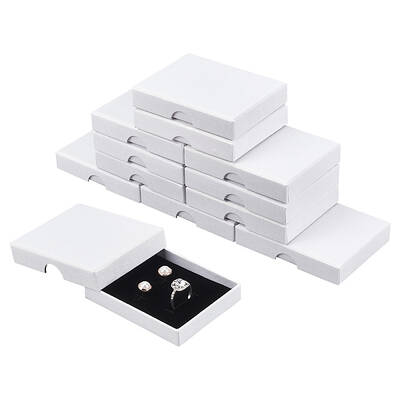 Rectangle Cardboard Paper Jewelry Set Boxes