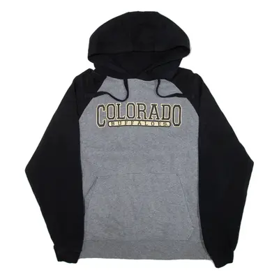 CAMPUS DRIVE Colorado Buffaloes Mens Grey Hoodie USA M