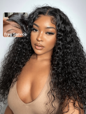 UNice Bye-Bye Knots™ Wig 7x5 Glueless & HD Lace With Free Baby Hair Water Wave Invisible Knots Wig