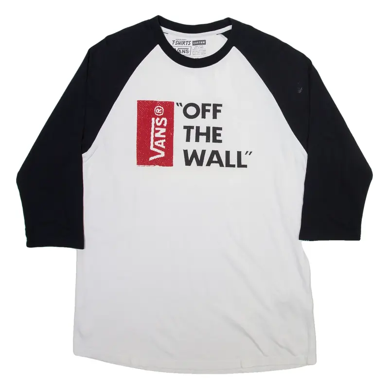 LEVI'S Mens T-Shirt Black 3/4 Sleeve M