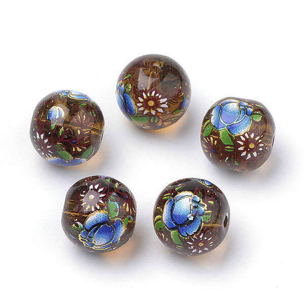 Printed Glass Beads