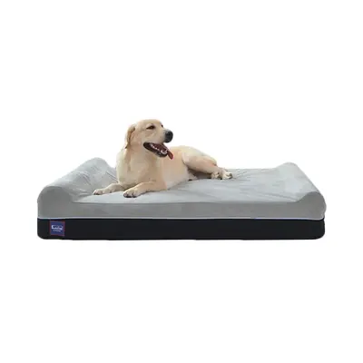 Laifug Orthopedic Memory Foam Extra Large Dog Bed with double Pillow (50\