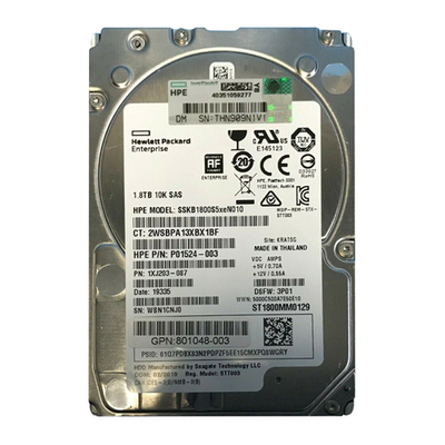 801048-003 HP 1.8TB 12Gb/s SAS 10000 2.5-inch Hard Drive