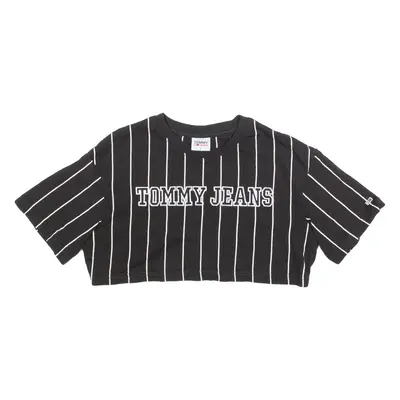 TOMMY JEANS Cropped Womens T-Shirt Black S