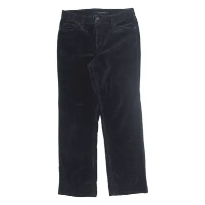 CALVIN KLEIN Jeans Velvet Trousers Black Regular Straight Womens W29 L29