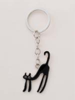 Cute Cat Design Keychain, Cute Cat Keychain for Women & Men, Fashion Accessories for Daily Use, Trendy All-match & Exquisite ...