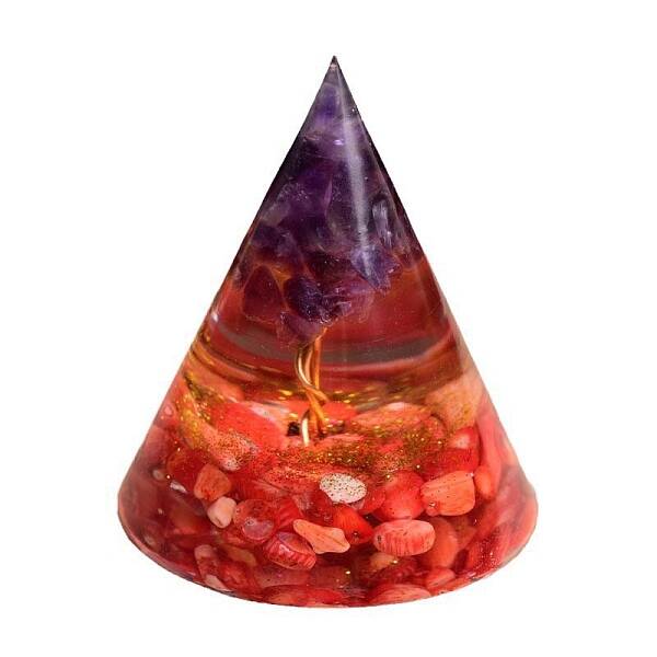 Orgonite Cone Resin Display Decorations