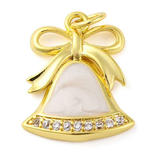 Christmas Series Brass Micro Pave Cubic Zirconia Pendants