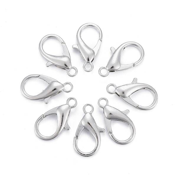 Zinc Alloy Lobster Claw Clasps