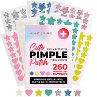 260 Pimple Patches for Teens – Gentle Skincare with Salicylic Acid & Tea Tree | Clear Blemishes Daily with Glitter Stars, H...