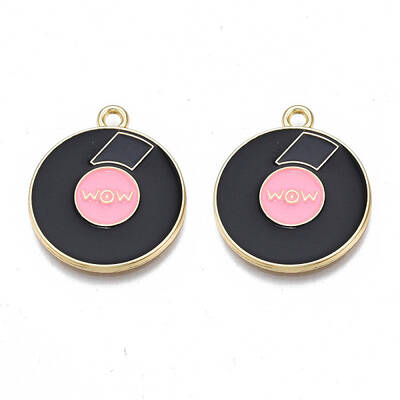 Alloy Enamel Pendants