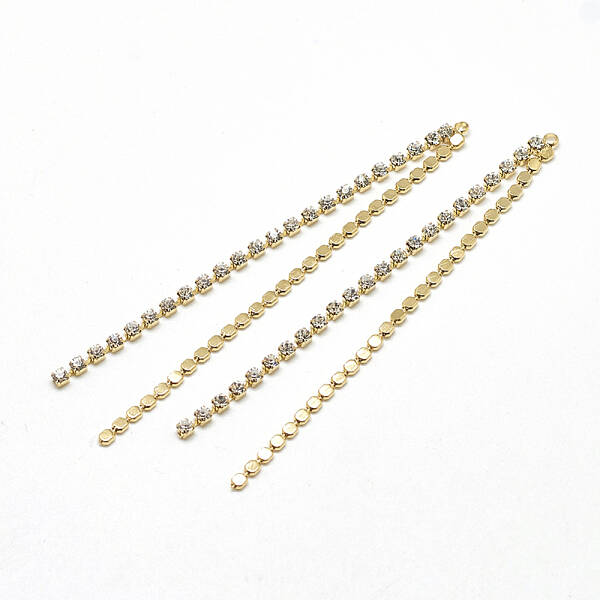 Brass Chain Tassel Big Pendants