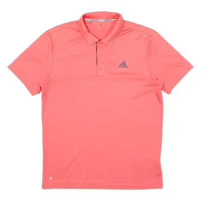 ADIDAS Mens Polo Shirt Pink S