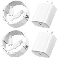 iPhone 16 15 Fast Charger, 20W USB C Charging Block for Apple iPhone 16 Pro/15 Plus/15 Pro Max,iPad 12.9/11 inch/4/3th/Air/Mi...
