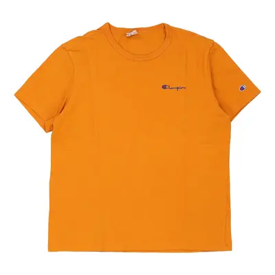 Champion T-Shirt - XL Yellow Cotton