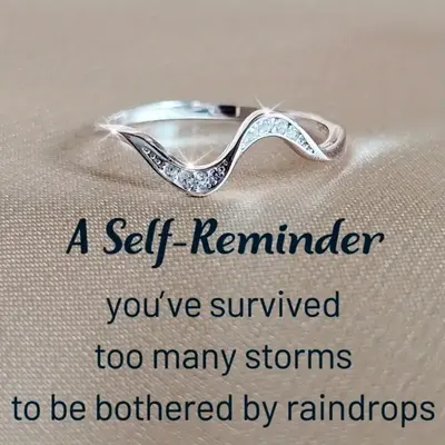 Exquisite Wave-Inspired Silver-Plated Ring - Sparkling Crystal Accents, Symbolizing Eternal Love, Timeless Gift for Birthdays...
