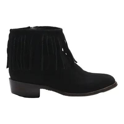 BIXI AWOTAN Ankle Boots Black Suede Womens UK 3