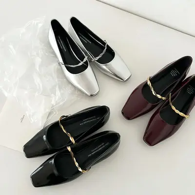 CHIKO Barrett Square Toe Wedge Mary Jane Shoes