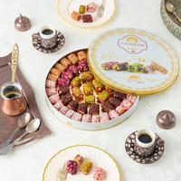 Zaitoune Turkish Delight Mix – 650g | Lokum with Pomegranate, Pistachio, Coconut, Kataifi & Rose | Individually Wrapped Swe...