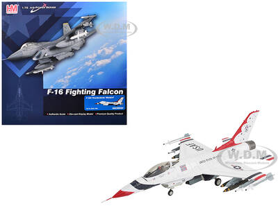 Lockheed F-16C Fighting Falcon Fighter Aircraft No.10 Thunderbirds Warbird United States Air Force Air Power Series 1/72 Diec...