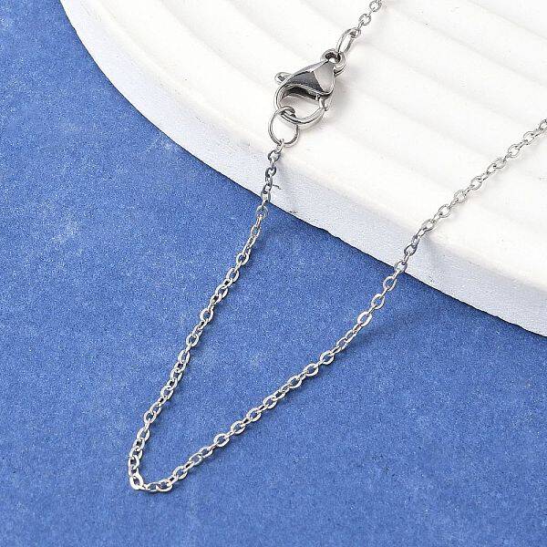 Tarnish Resistant 304 Stainless Steel Cable Chain Necklaces