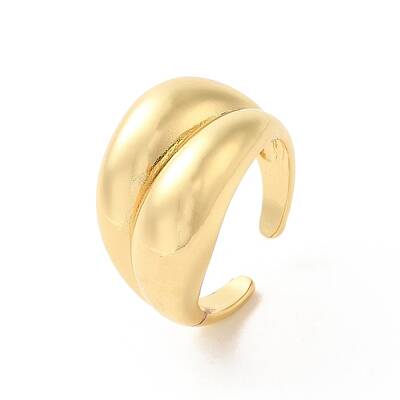 Brass Open Cuff Rings