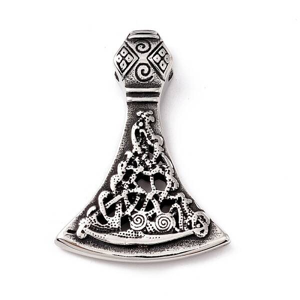 Tibetan Style 304 Stainless Steel Pendants