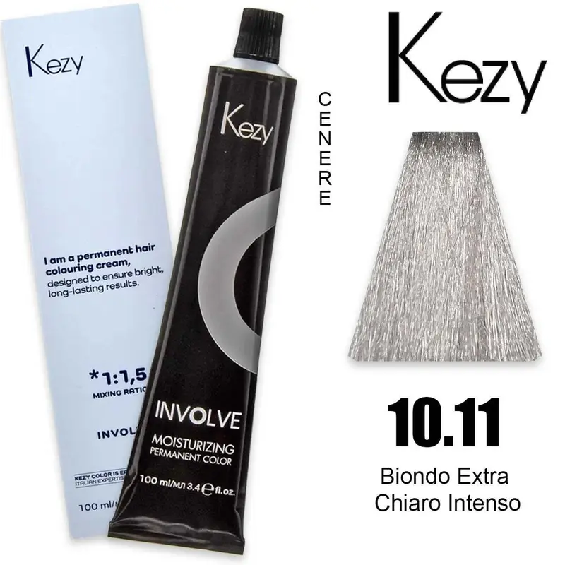 Kezy Involve Color 100 Ml Biondo Extra Chiaro Intenso 10.11