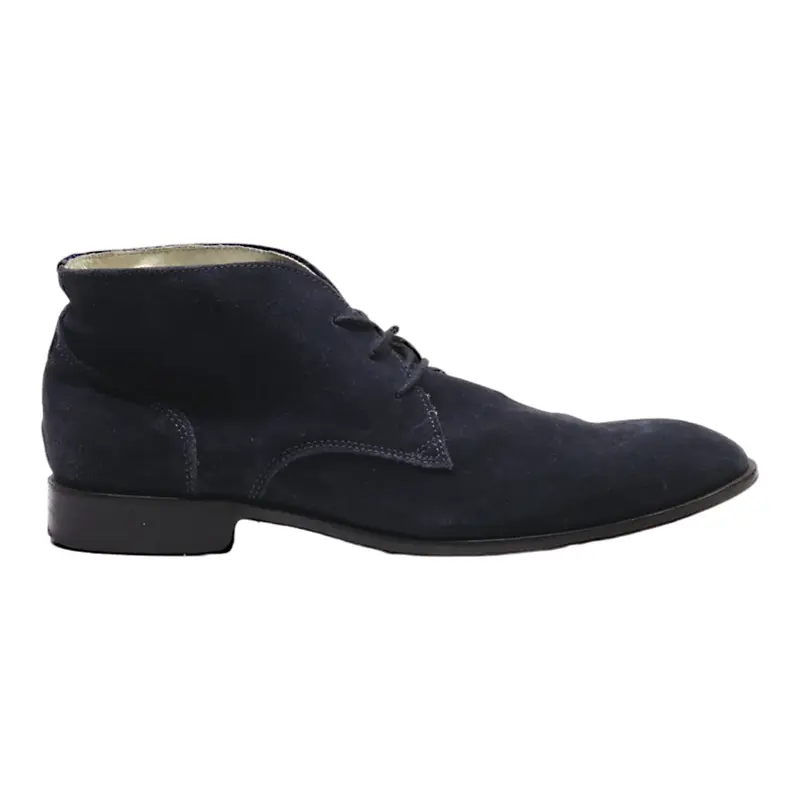 ANDRE Ankle Boots Blue Suede Mens UK 7.5