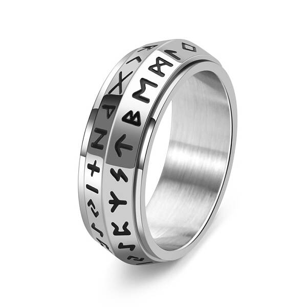 Rotatable Stainless Steel Finger Ring